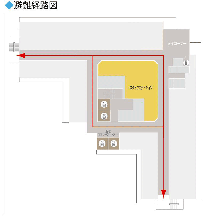 避難経路図